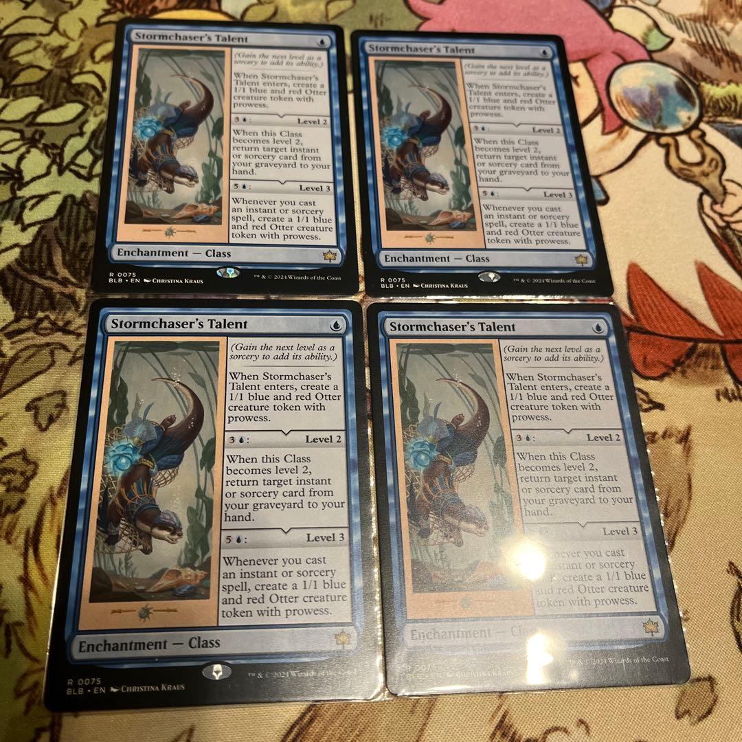 嵐追いの才能　英語版　4枚セット