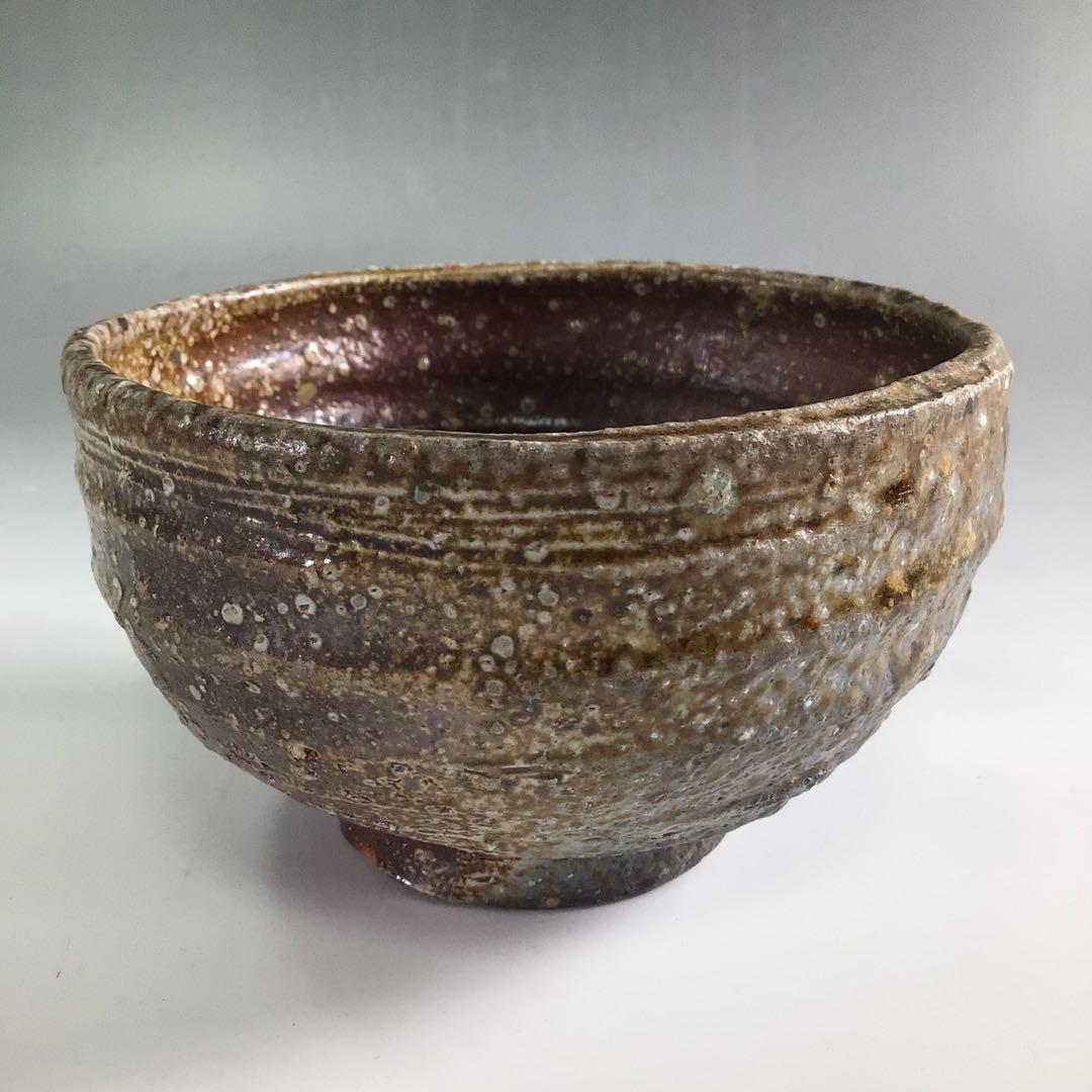 Ｒ１９９　茶碗　『信楽焼』『高橋楽斎造』『表千家　堀内宗完　箱書』　共箱　茶道具