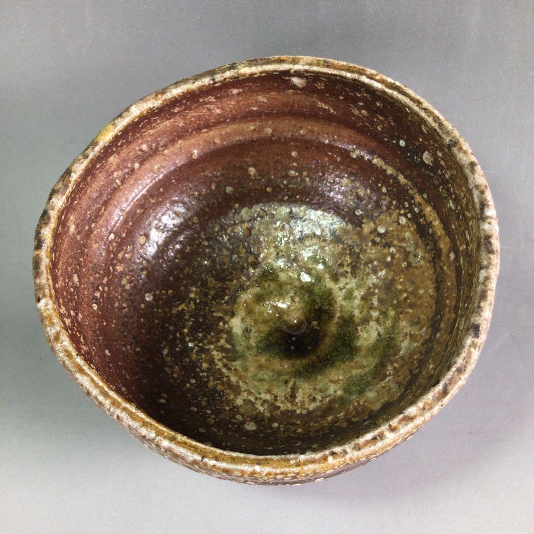 Ｒ１９９　茶碗　『信楽焼』『高橋楽斎造』『表千家　堀内宗完　箱書』　共箱　茶道具