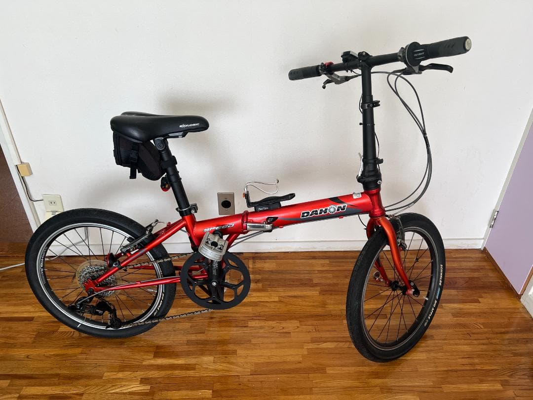 DAHON SPEED P8 折りたたみ自転車 レッド