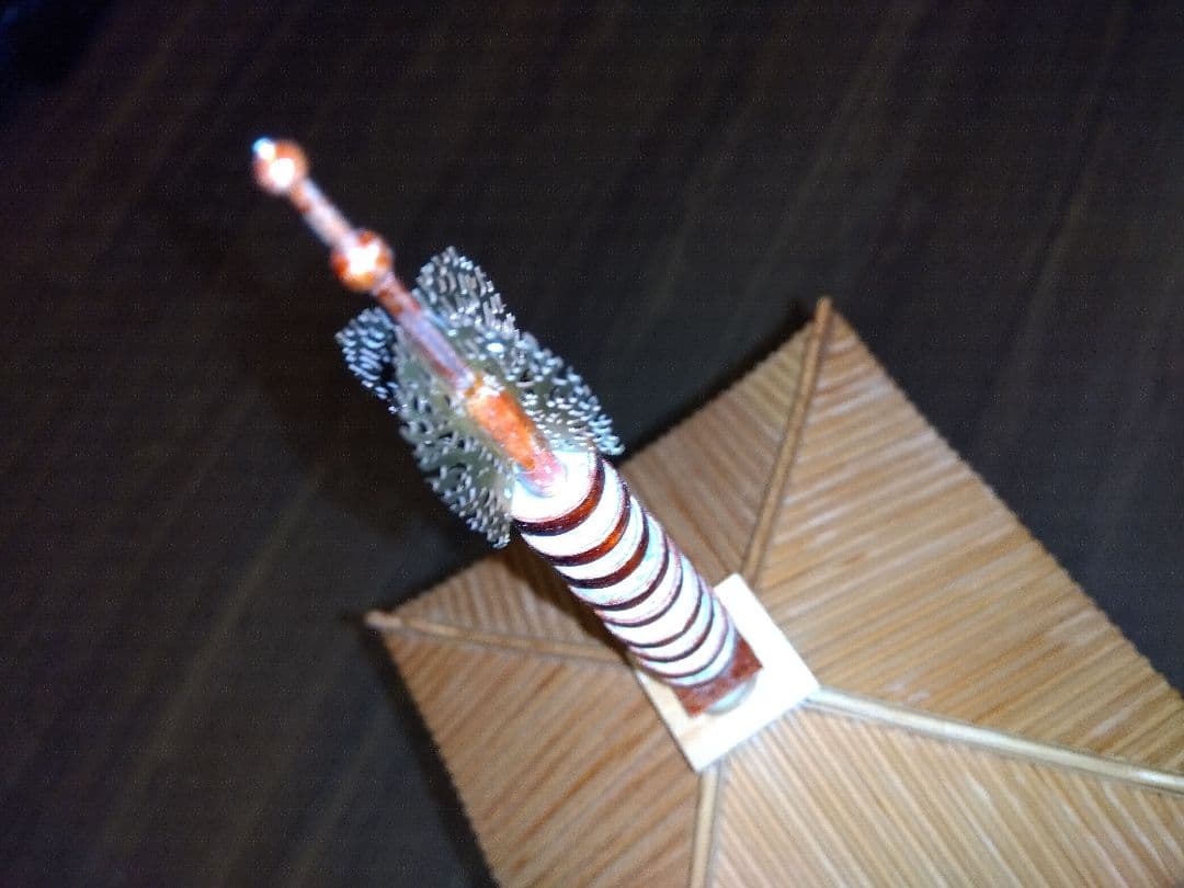 木製 薬師寺東塔模型 専用ケース付き 完成品