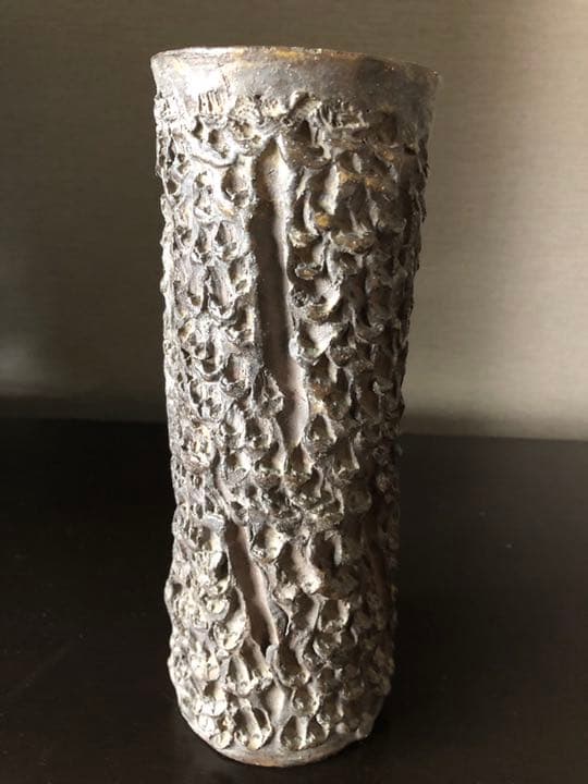 能野焼花器／薩摩・種子島・焼締・琉球