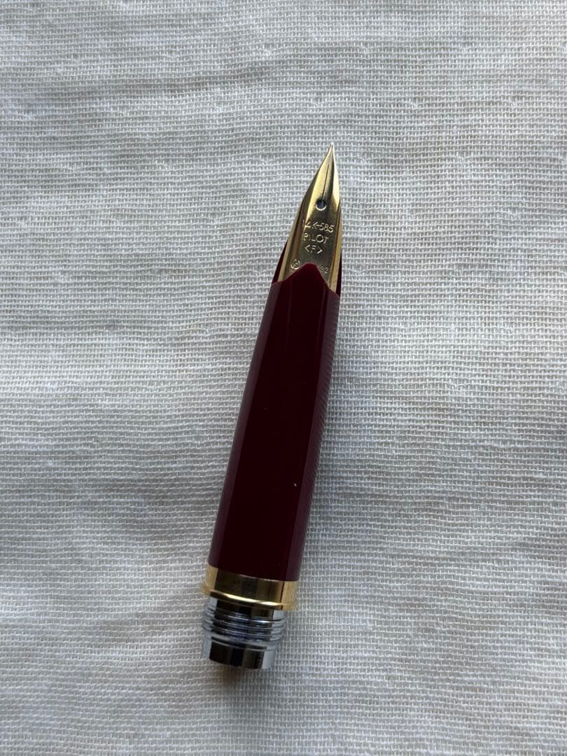 PILOT 万年筆デスクペン　14K ディープレッド
