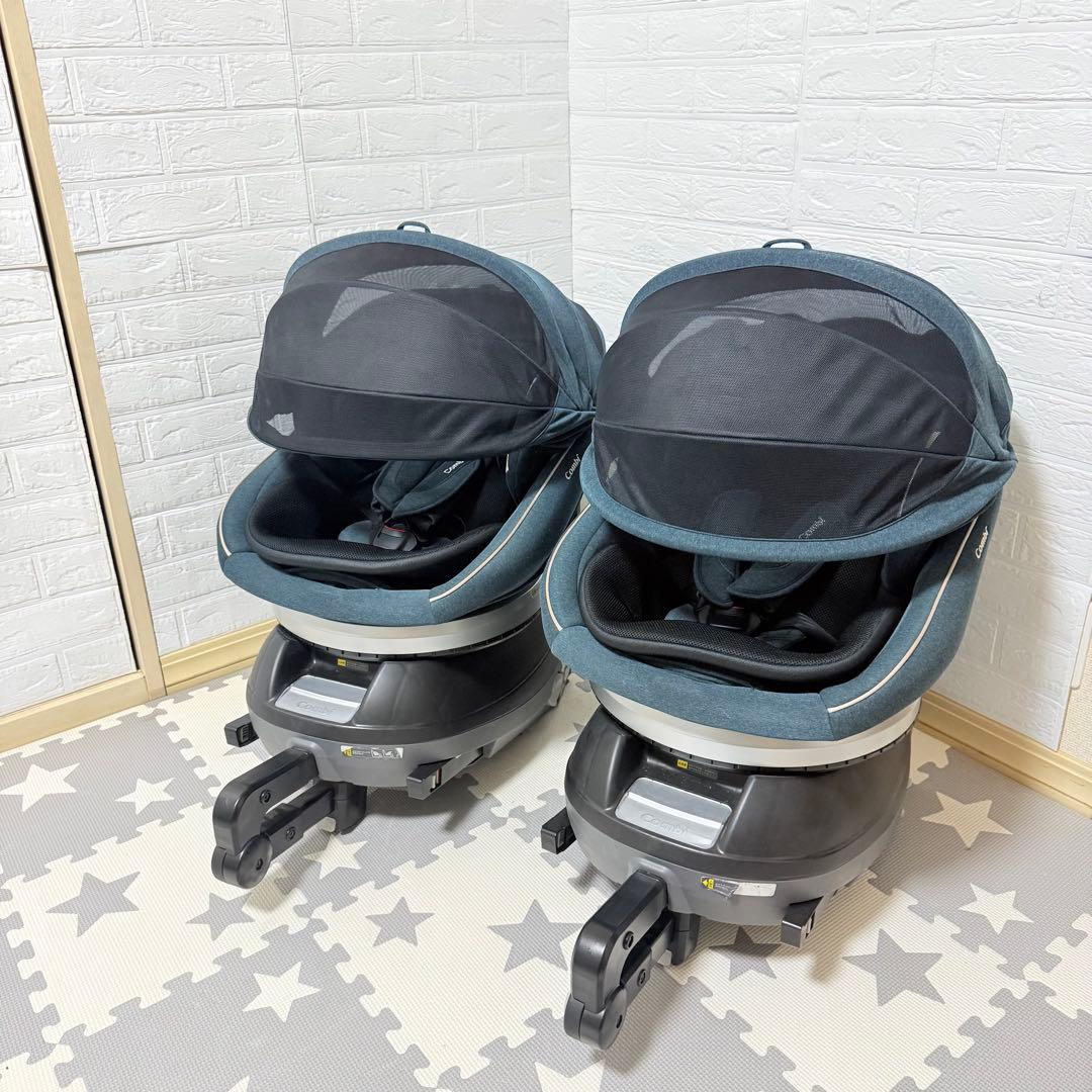 【極美品】コンビチャイルドシート クルムーヴスマートisofix ★2台セット★