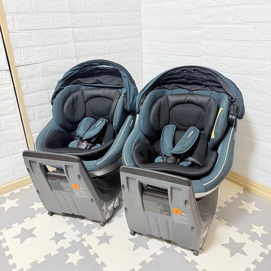 【極美品】コンビチャイルドシート クルムーヴスマートisofix ★2台セット★