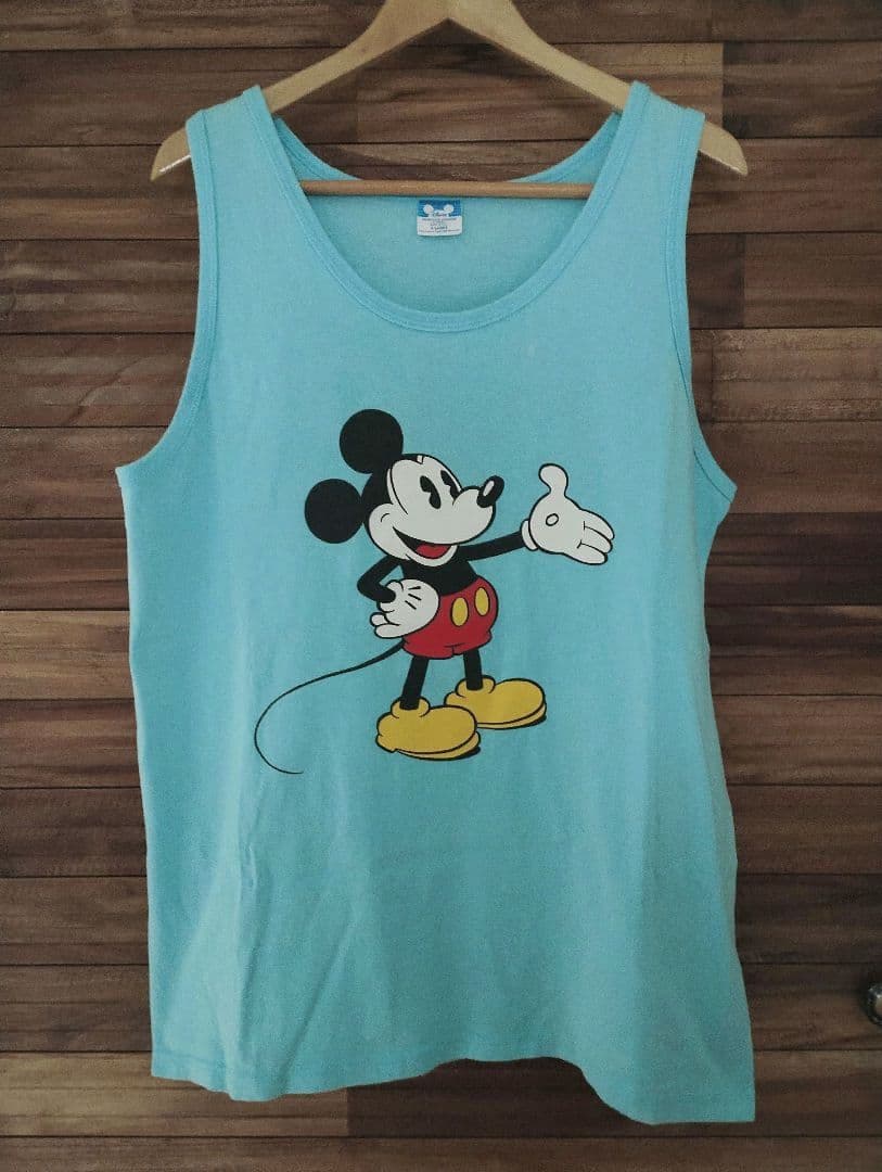 【80s】MICKEYMOUSEミッキーマウス ヴィンテージタンクトップUSA製