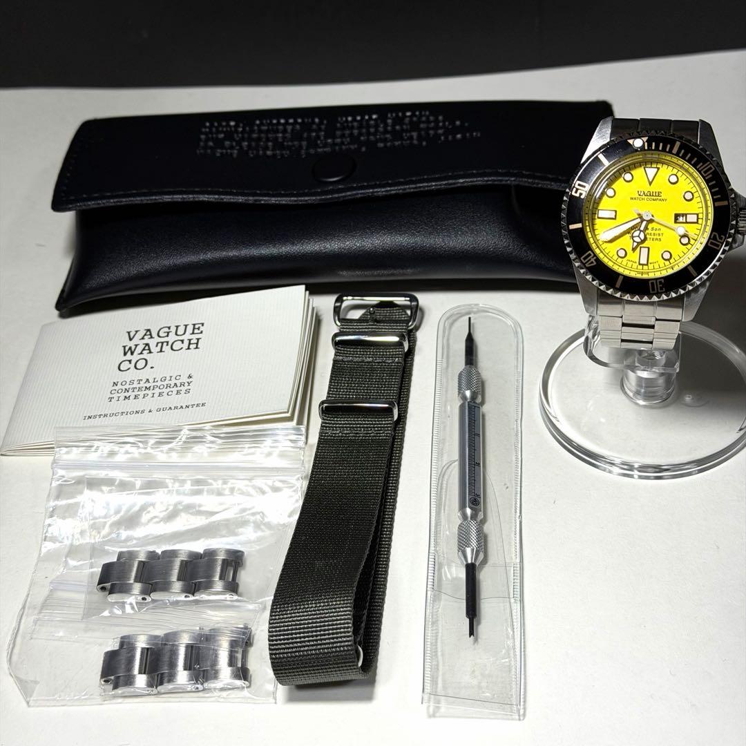 美品★VAGUE WATCH ヴァーグウォッチ Diver's Son 腕時計