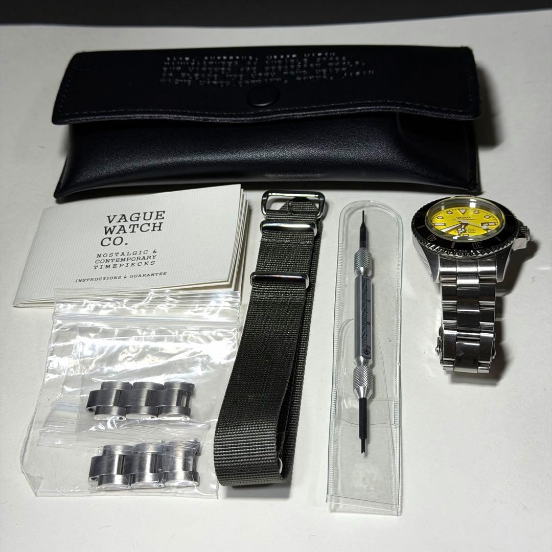 美品★VAGUE WATCH ヴァーグウォッチ Diver's Son 腕時計