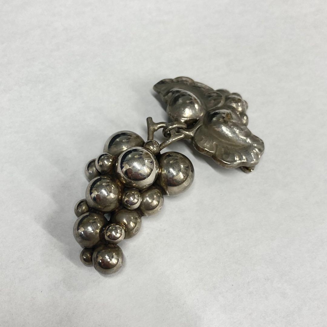 ジョージジェンセン グレープ　ブローチ