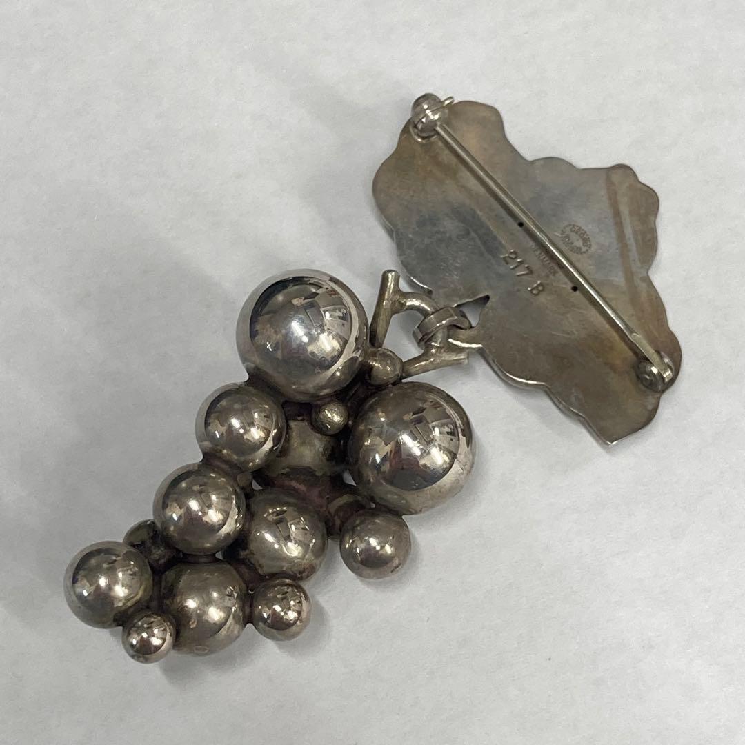 ジョージジェンセン グレープ　ブローチ