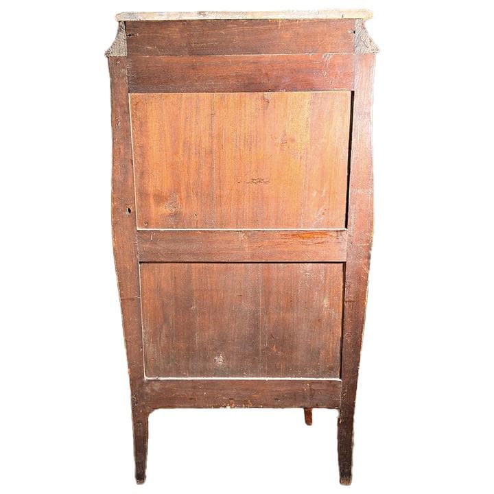 送料無料 ウルグアイ製 象嵌 机 チェスト ライティングビューロ 猫脚 鍵付 ①