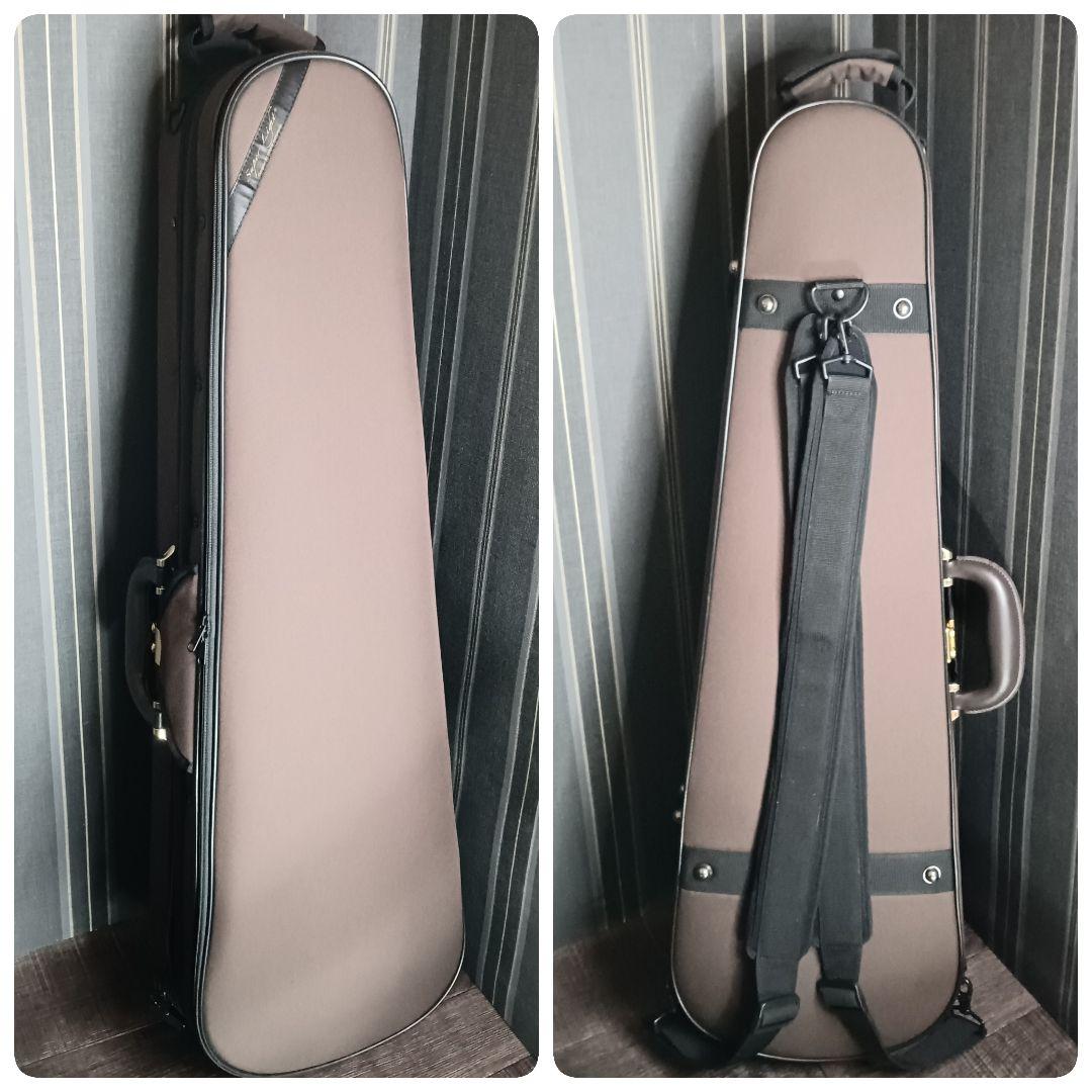 【美品】鍵付き Super Light 軽量 撥水 バイオリン セミハードケース