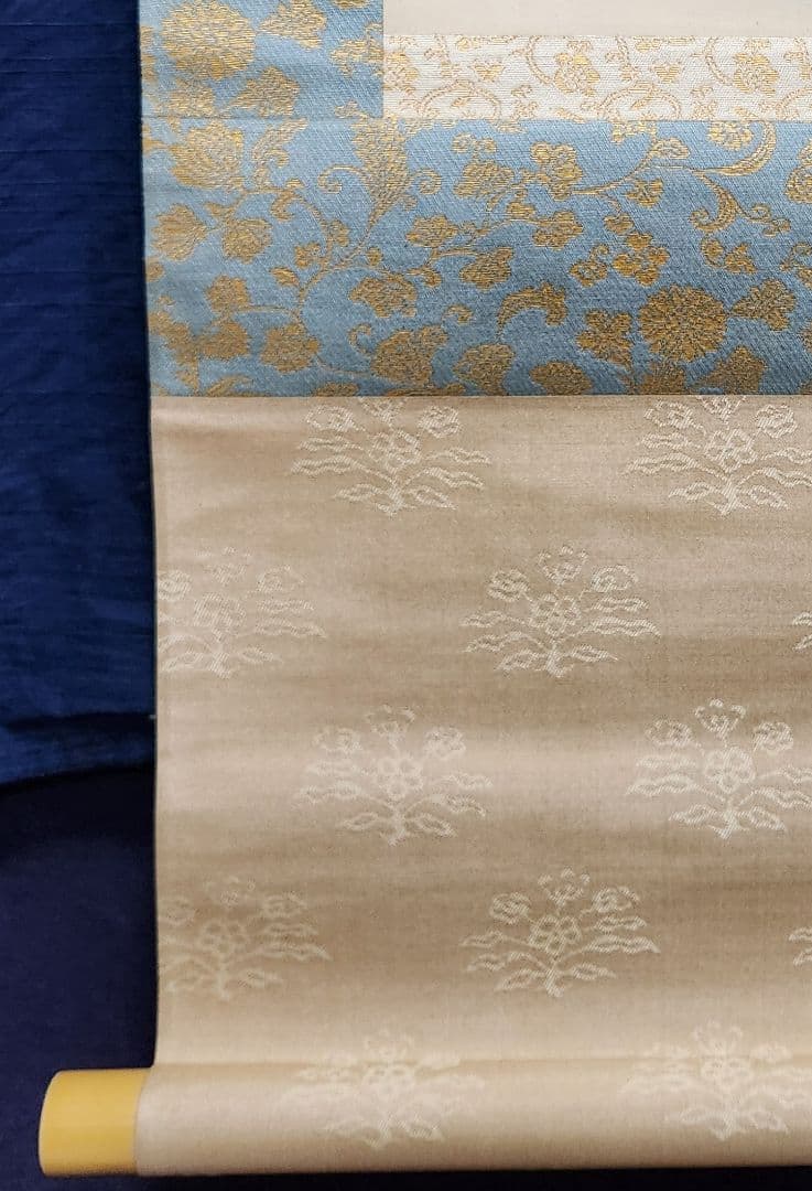 【笹百合図(爽夏)】山口玲熙 2668 ユリ 共箱二重箱 掛け軸 肉筆