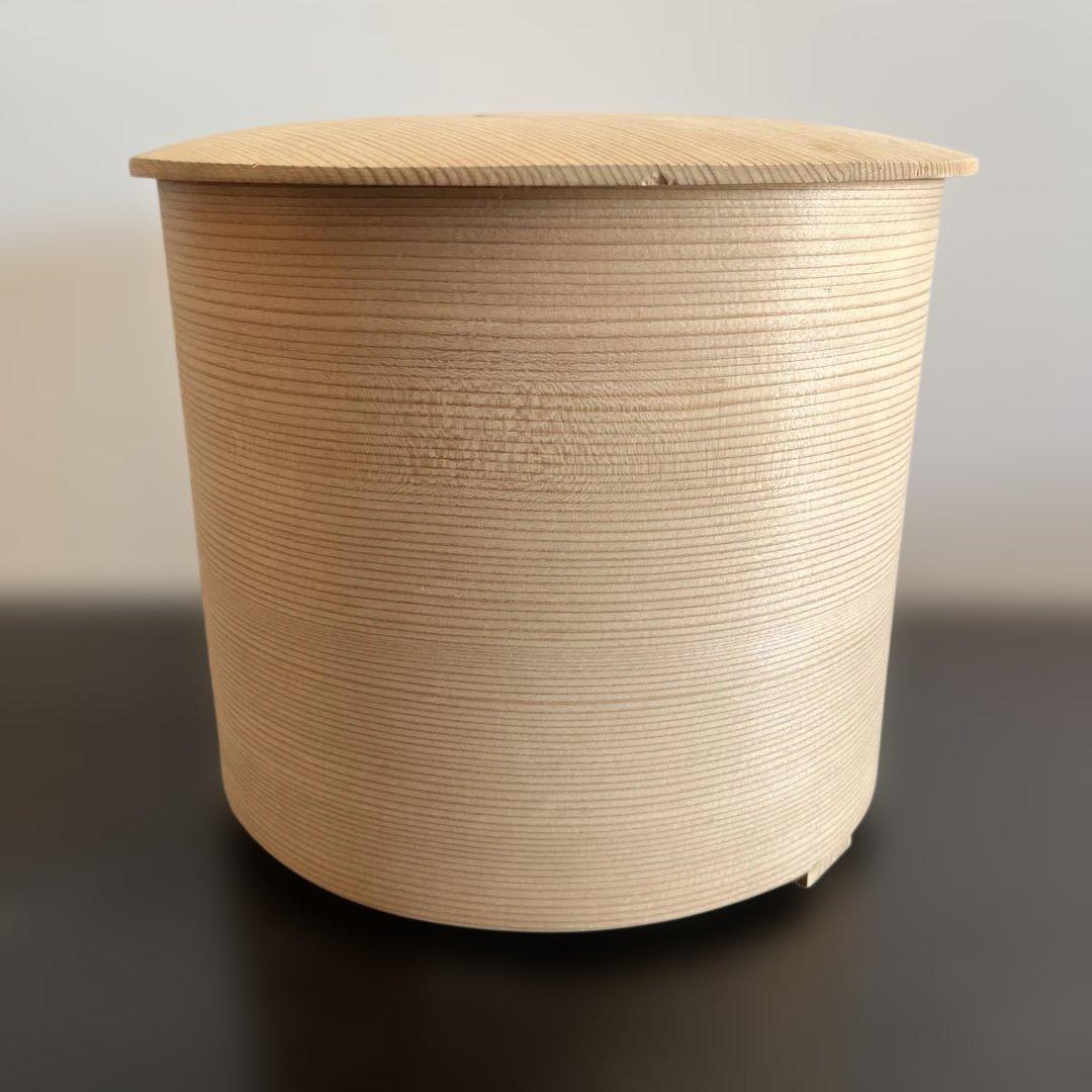 定価22000円　茶道具　木地曲水指　木製　紙箱付　送料無料