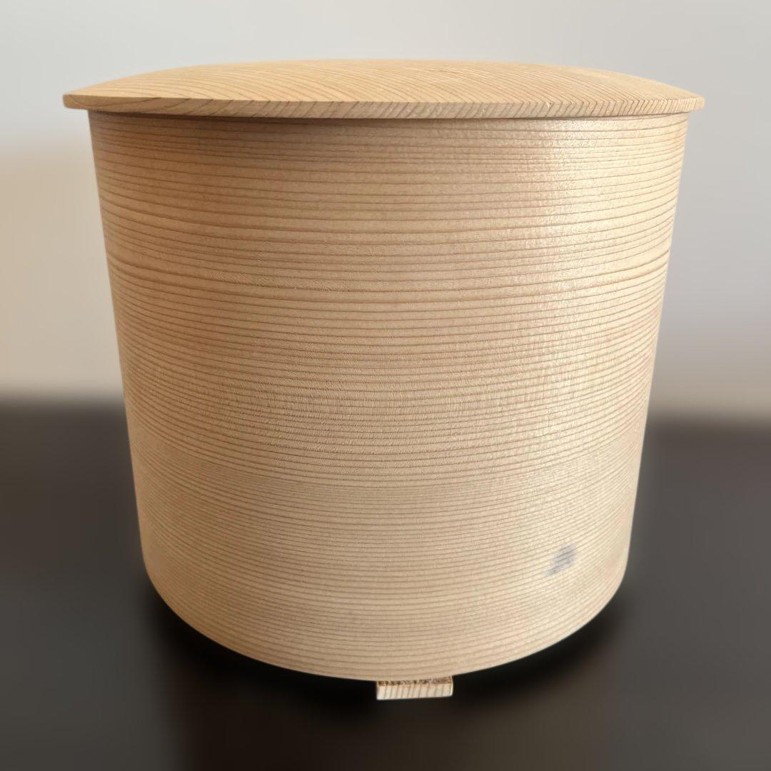 定価22000円　茶道具　木地曲水指　木製　紙箱付　送料無料