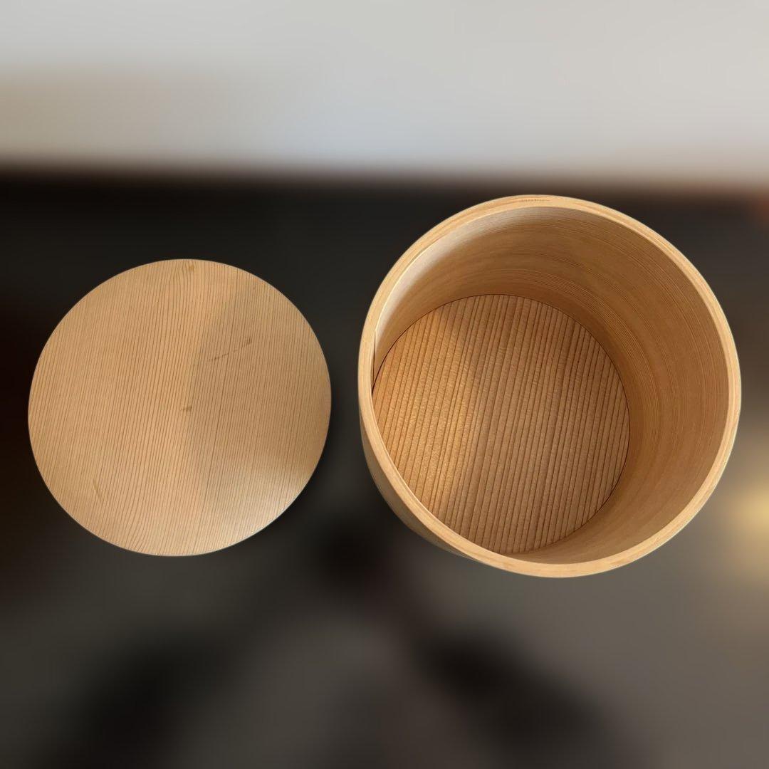 定価22000円　茶道具　木地曲水指　木製　紙箱付　送料無料