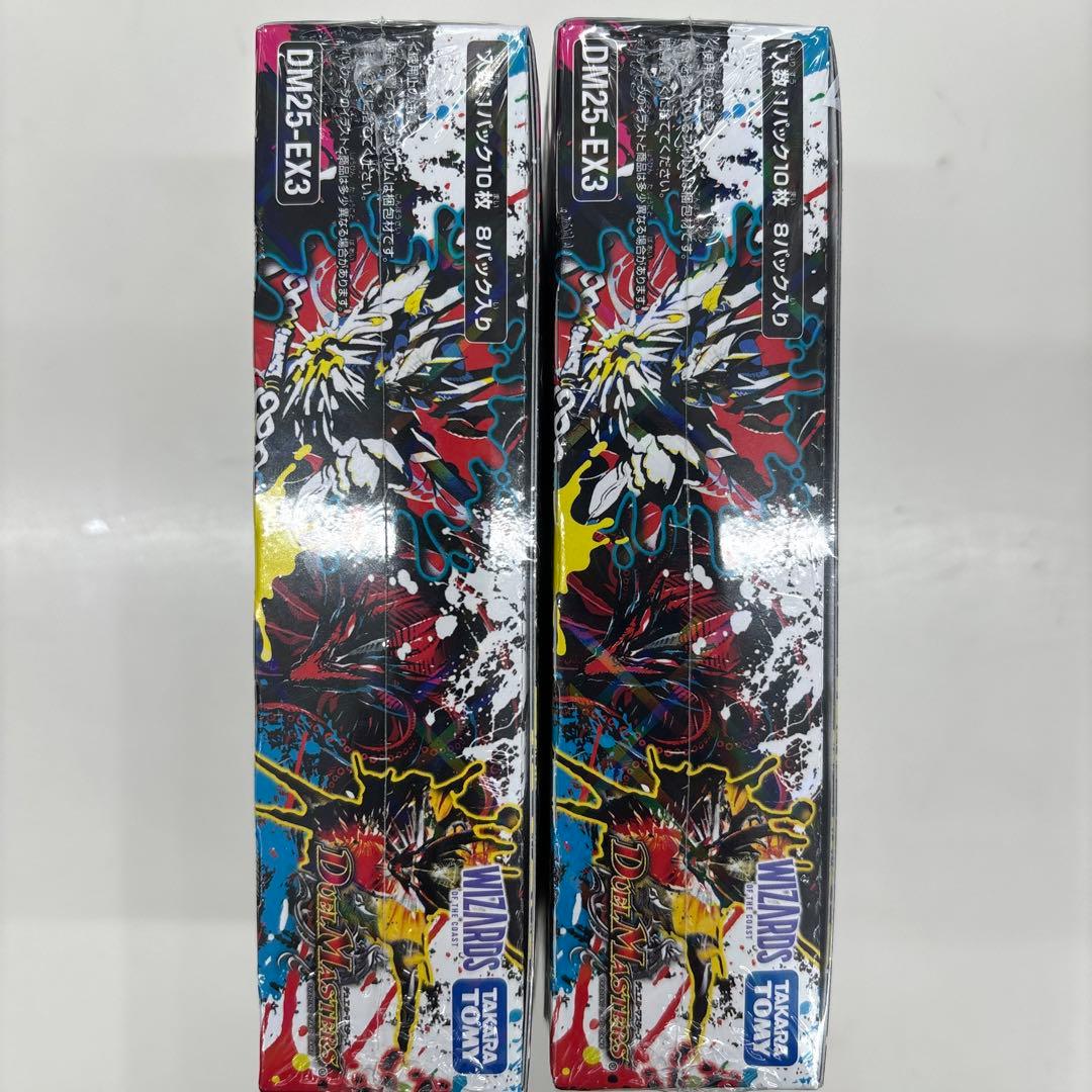 新品未開封邪神爆発デュエナマイトパック 王道W DM25-EX3　2box