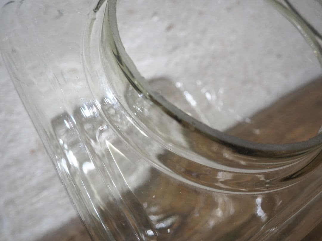 1204 レトロなガラス瓶　駄菓子屋　ガラスケース　ヴィンテージ　アンティーク