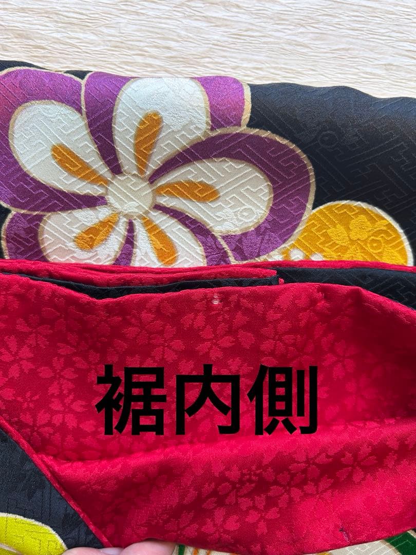 ふ25 振袖フルセット　振袖セット　 成人式　振袖　正絹　レトロ