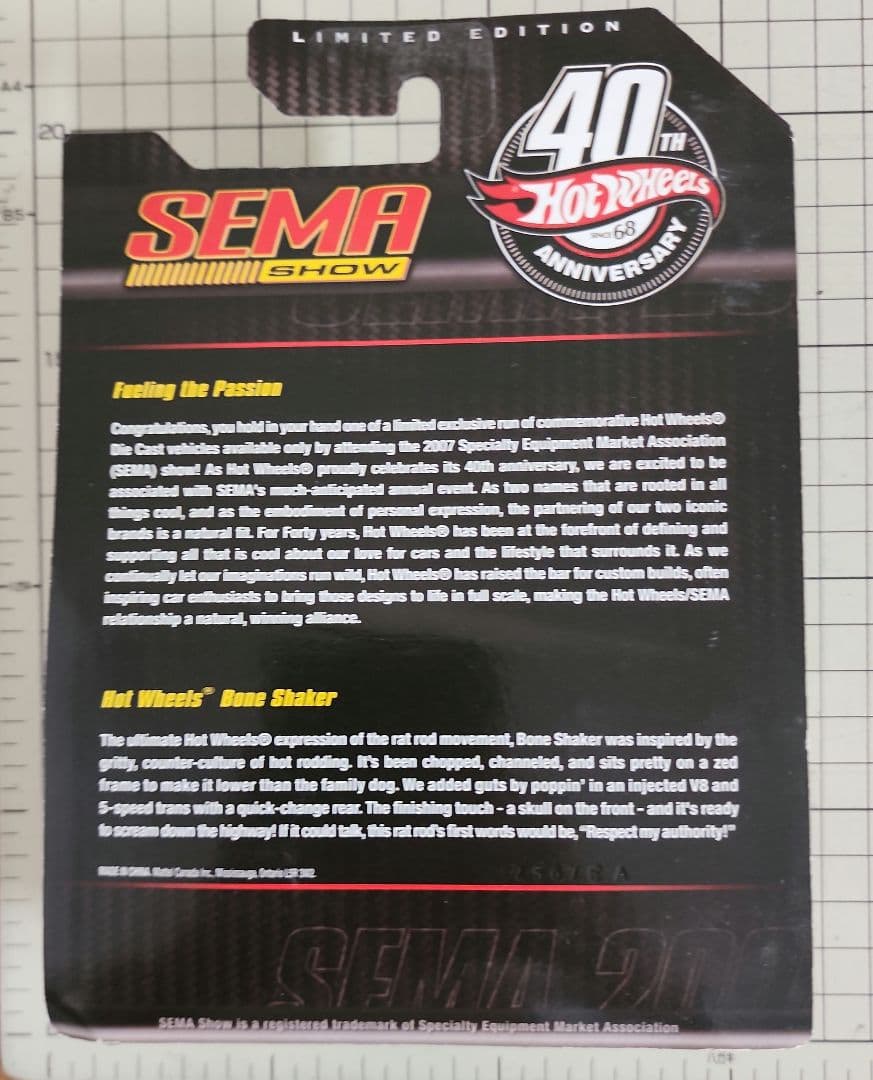 Hot Wheels Bone Shaker SEMA 2007 限定版