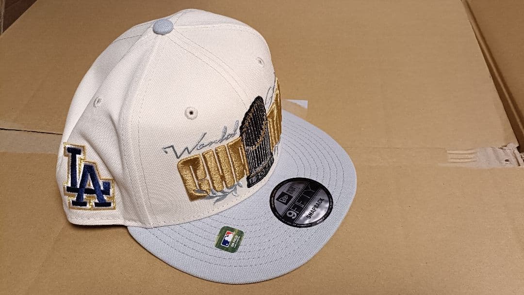 大谷翔平／ドジャース／ワールドシリーズ／チャンピオン／パレード／キャップ