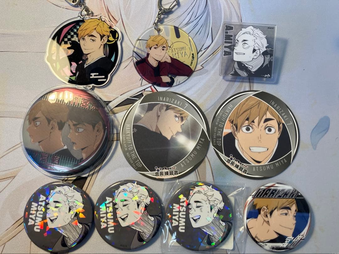 ハイキュー 宮侑 缶バッジ 10個セット