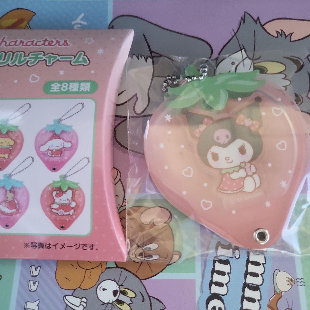 レア　６点セット　サンリオ　カスタムアクリルチャーム　いちご　キティ