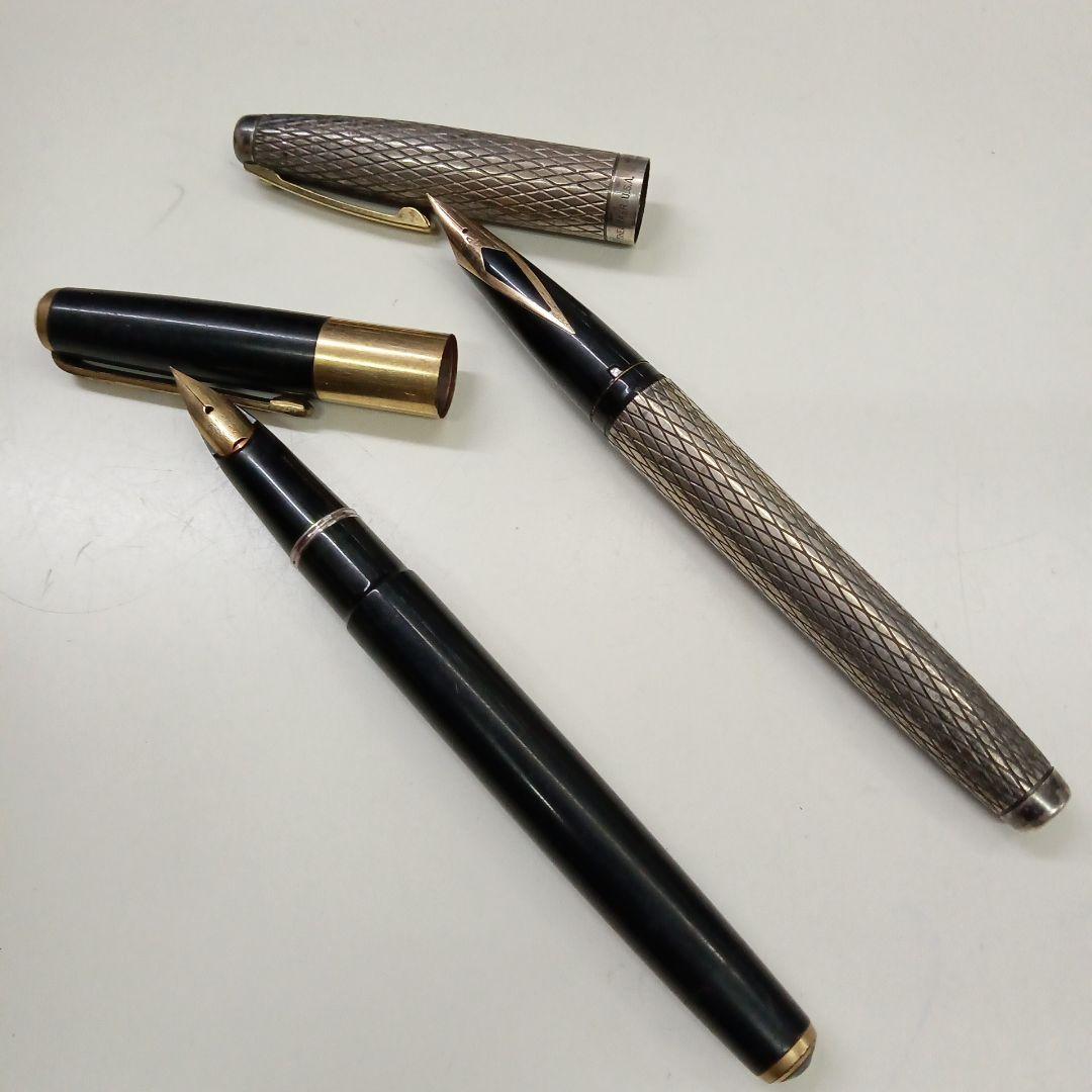 ぼ*ん様 ペン先に 14K と刻印された 万年筆　2本セット　まとめ売り