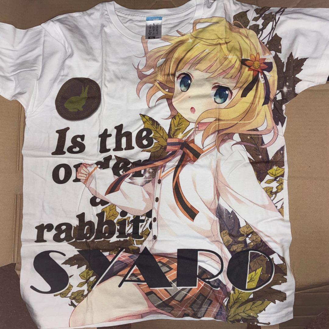 二次元cospa ご注文はうさぎですか？？　シャロ　フルグラフィックＴシャツ