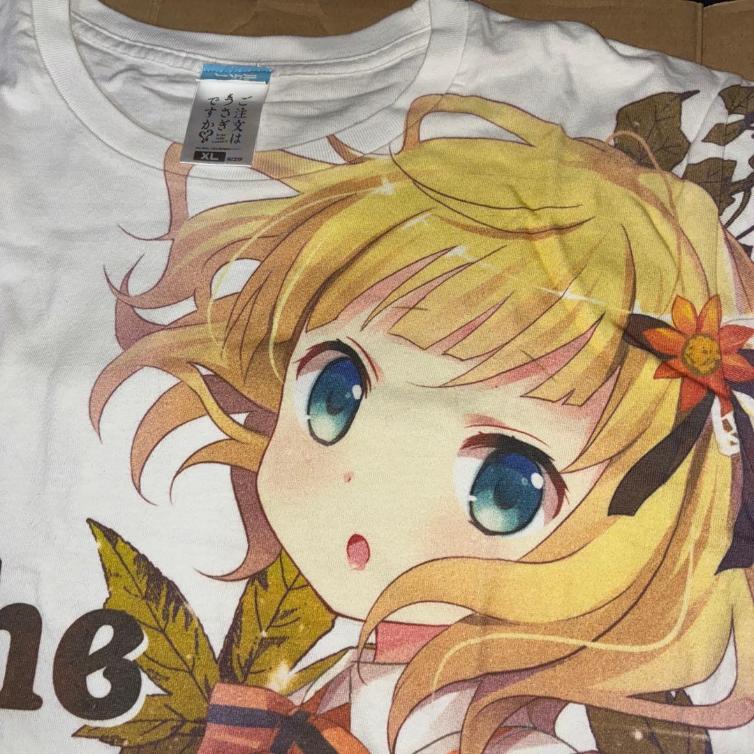 二次元cospa ご注文はうさぎですか？？　シャロ　フルグラフィックＴシャツ