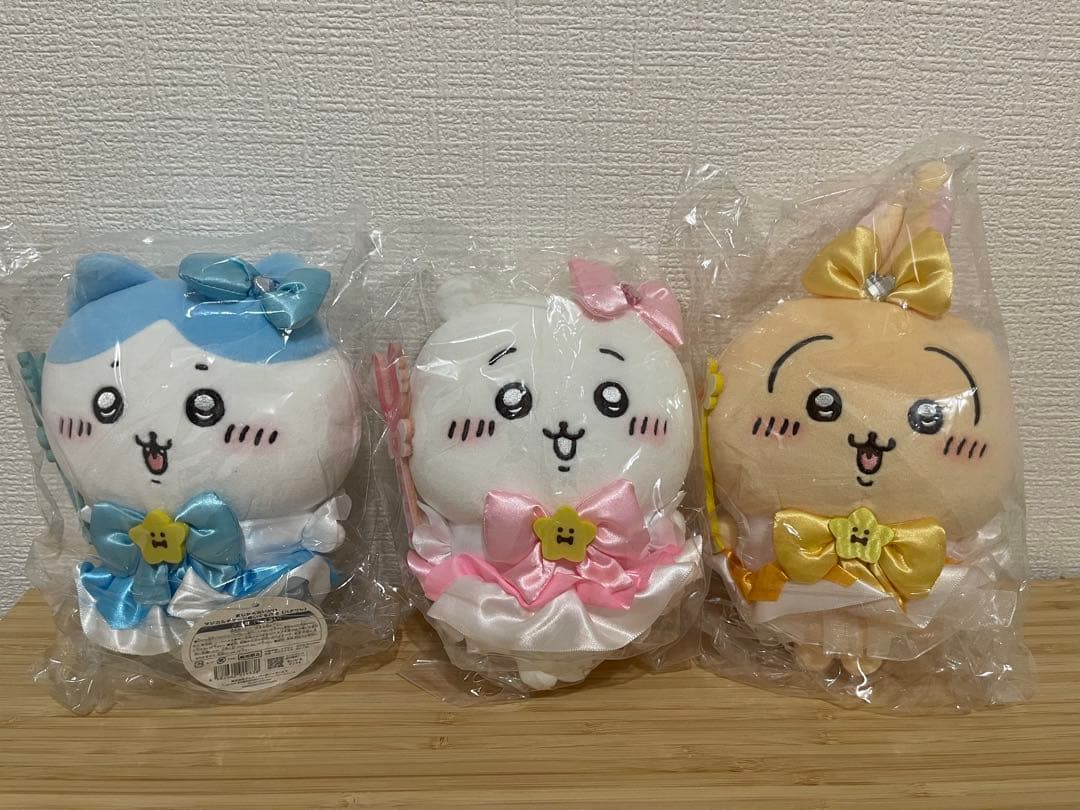 ちいかわ　まじかるチャージ　ぬいぐるみS　ちいかわ　ハチワレ　うさぎ　３点セット