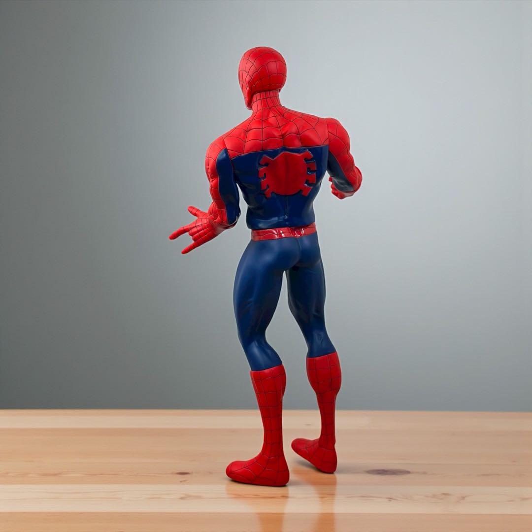 スパイダーマン80cm特大ソフビ フィギュア(訳あり)