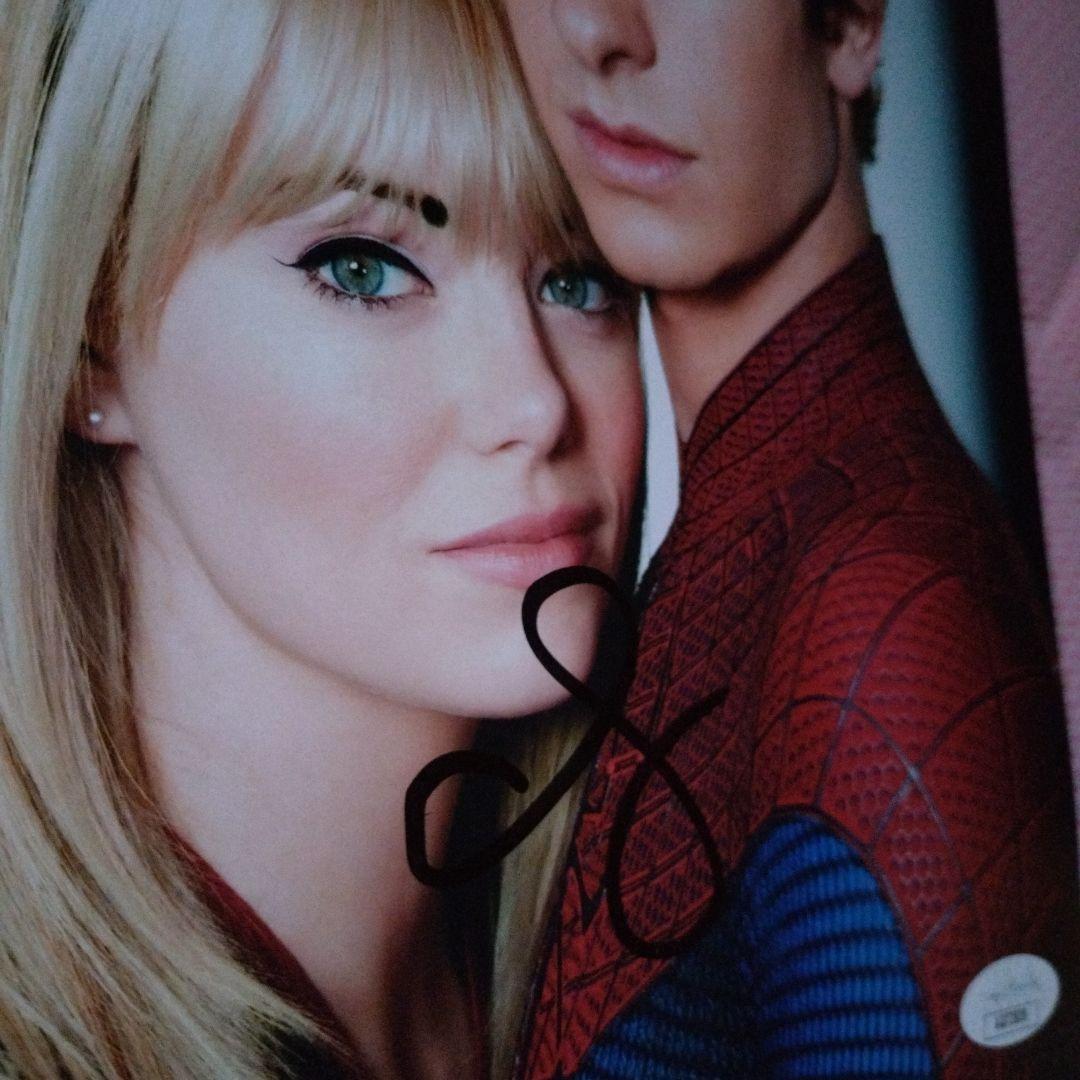 エマ・ストーン　サイン　オートグラフ　8×10インチ 　スパイダーマン