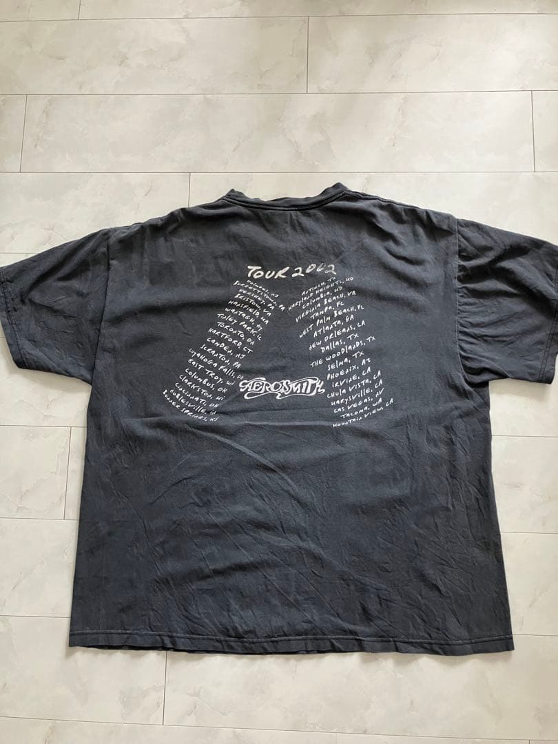 AEROSMITH エアロスミス　ツアー2002 バンドT コピーライトあり