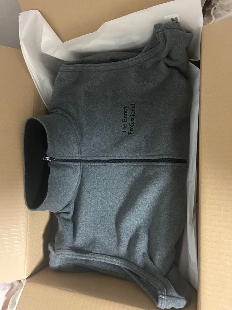 トップス 2025 ENNOY PROFESSIONAL FLEECE VEST GRAY