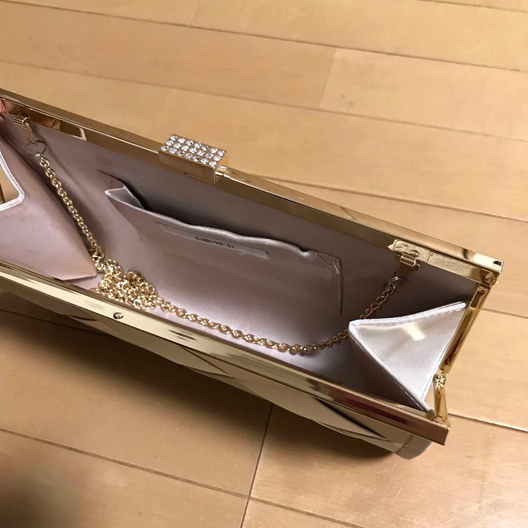 【美品】AIMER エメ　格子柄　クラッチバッグ　パーティーバッグ