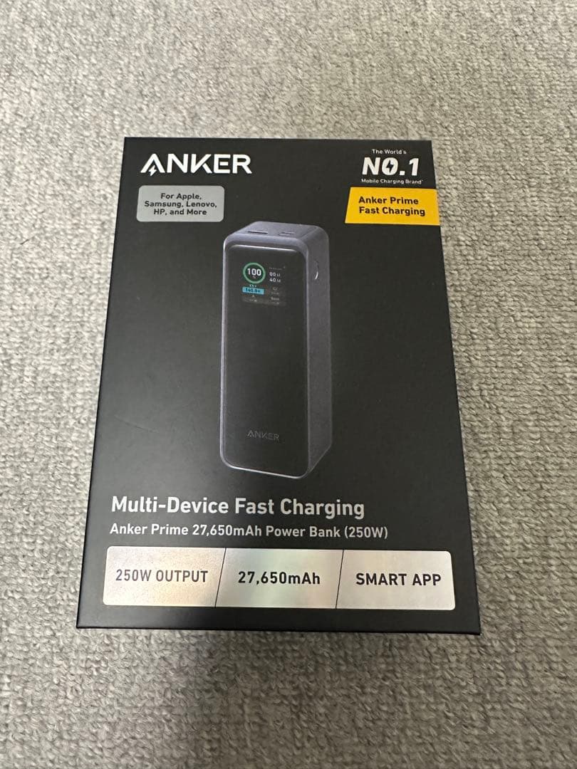 新品未開封 Anker Prime 27,650mAh モバイルバッテリー