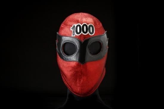 スカイマン　試合用マスク　convict　入手困難　　　 キン肉マン