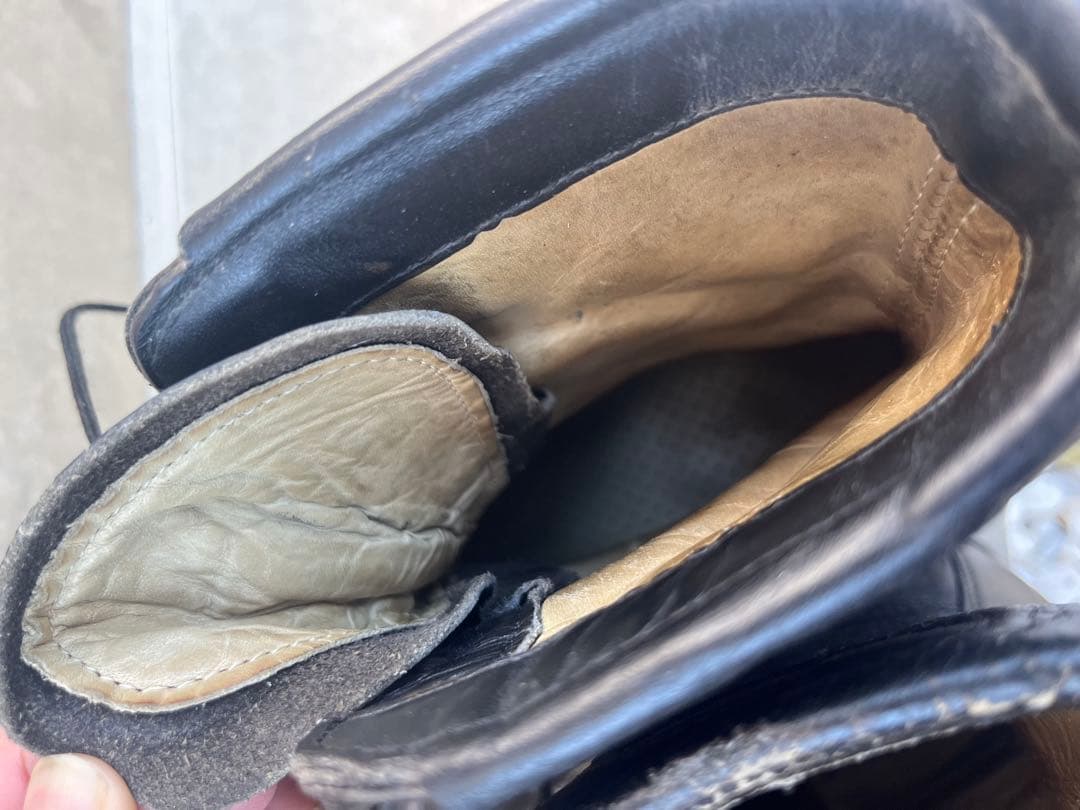 ミリタリーブーツ 黒 ハイカット