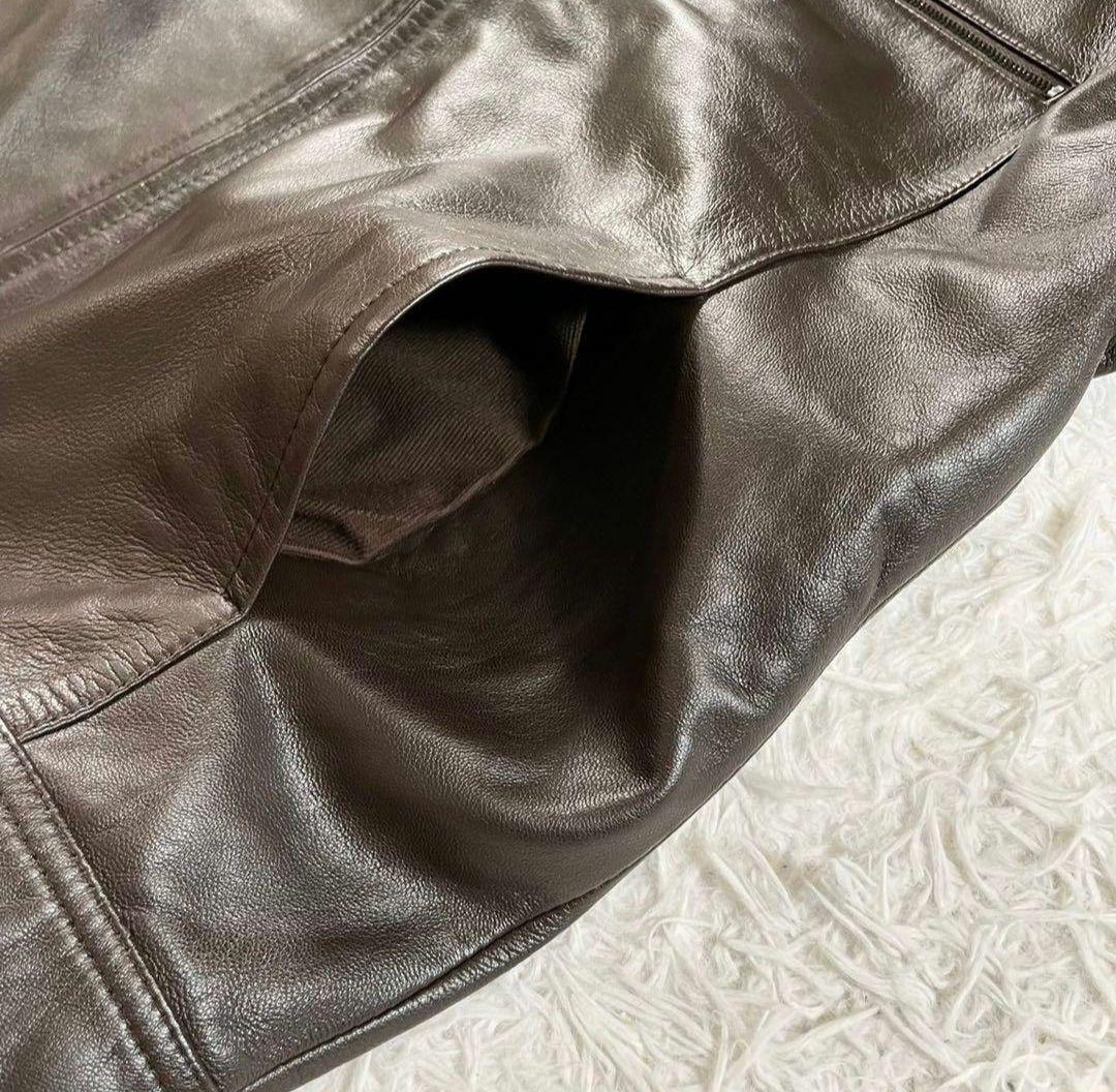 シングルライダース　ジャケット　レザージャケット　本革　羊革