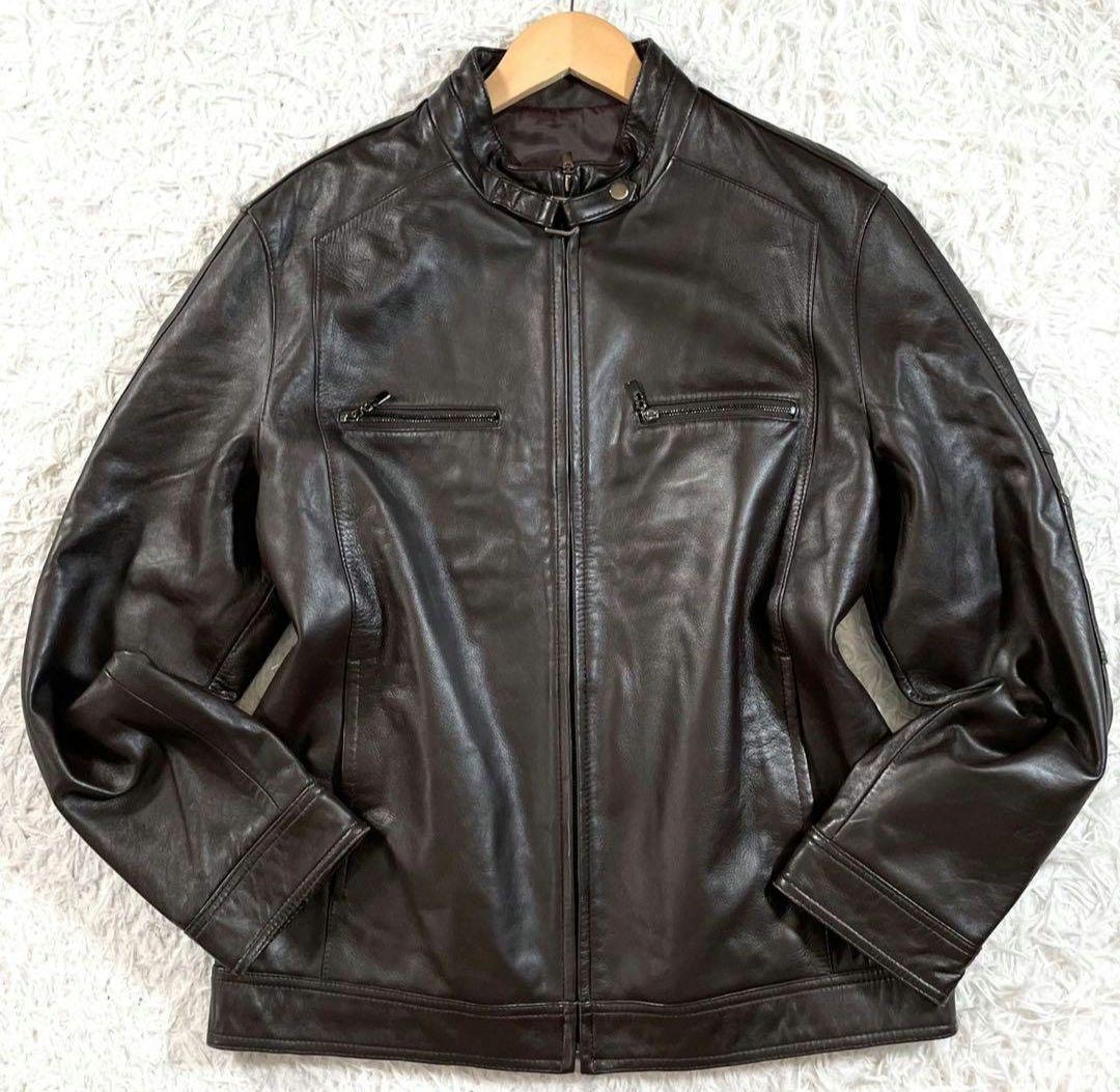 シングルライダース　ジャケット　レザージャケット　本革　羊革