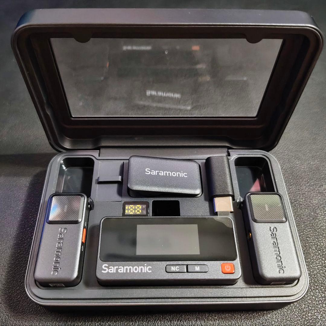 【ほぼ新品】Saramonic Air-02（ラベリアマイク 2つ付の方）