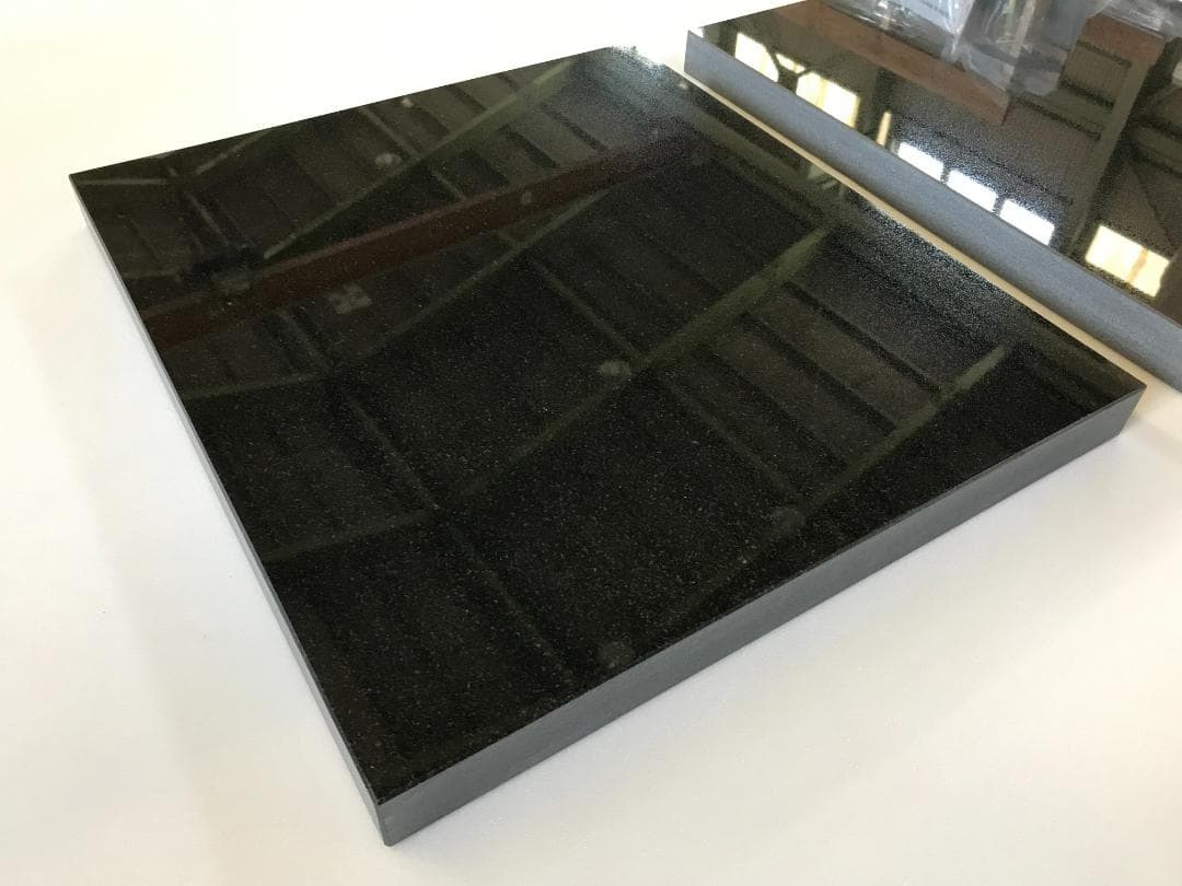 【misokouji】高級天然黒御影石 特注オーディオボード2枚●送料無料