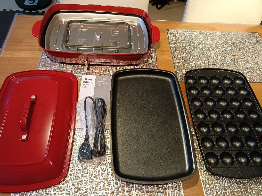 ホットプレート BRUNO　グランデ　箱無しBOE026 ほぼ新品 2024年製