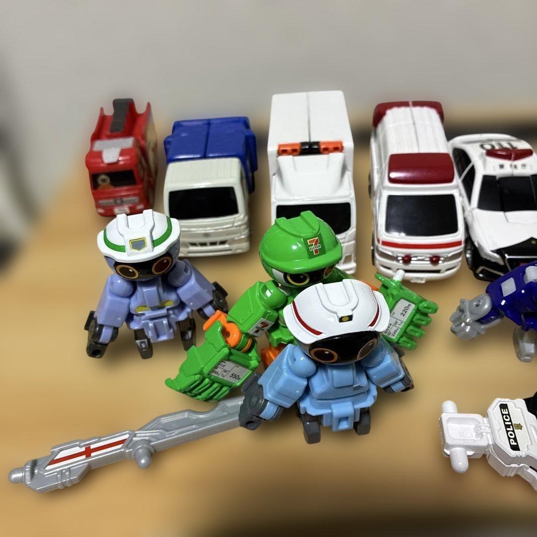 の*）様 トミカ　ジョブレイバー　7体セット　おまけ2体