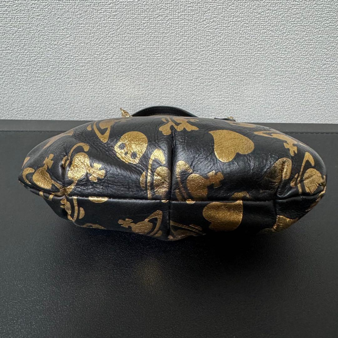 【希少】Vivienne Westwood ショルダーバッグ スカル オーブ