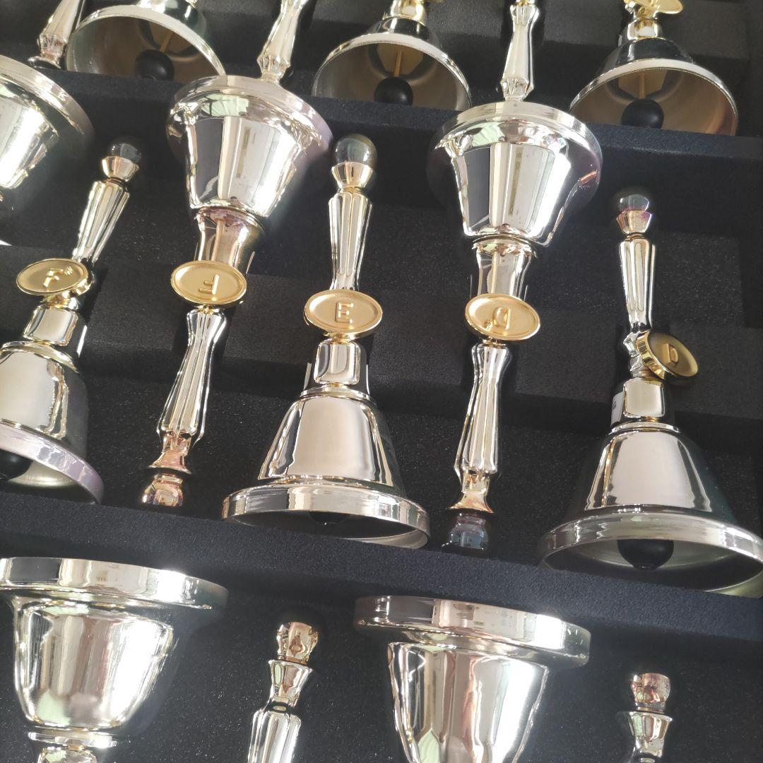 美品 全音ハンドベル 27個セット 専用ケース付き