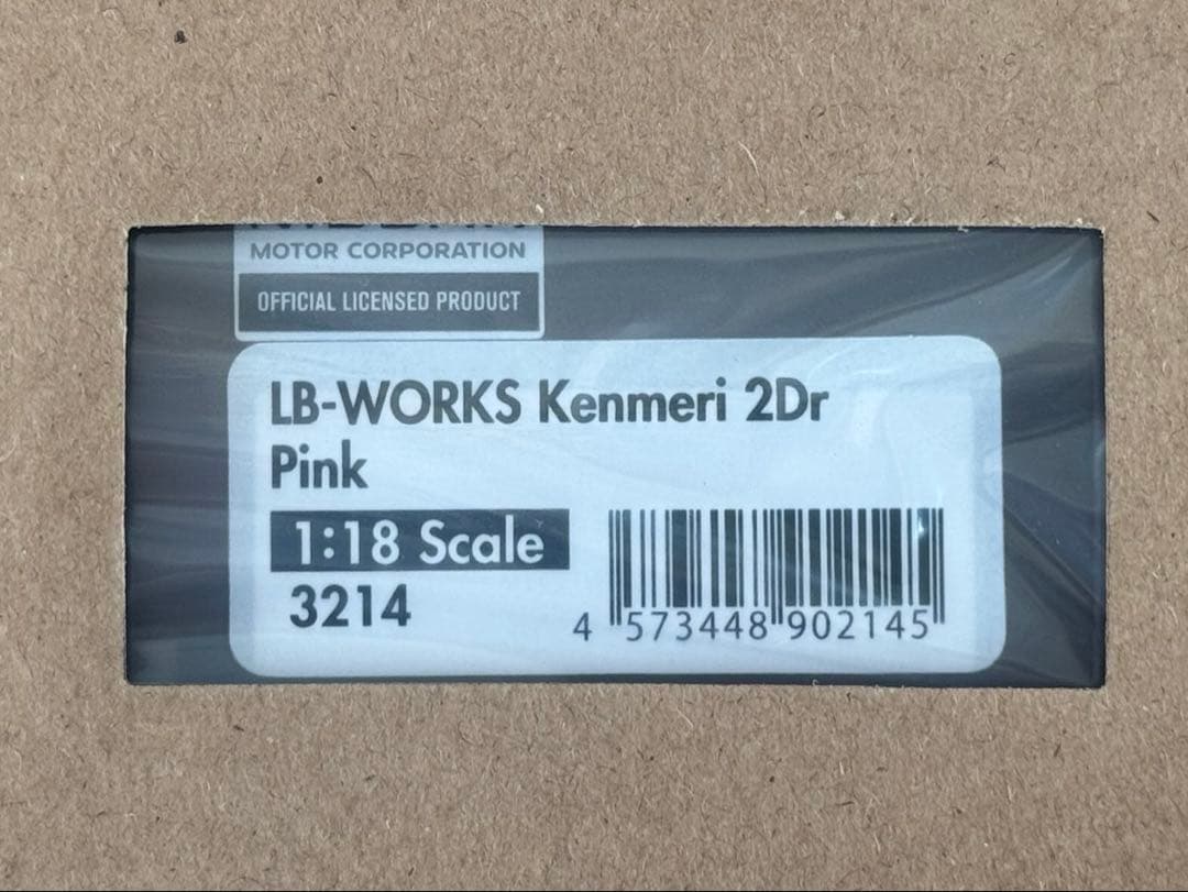 【新品未使用】1/18 LB-WORKS Kenmeri 2Dr Pink