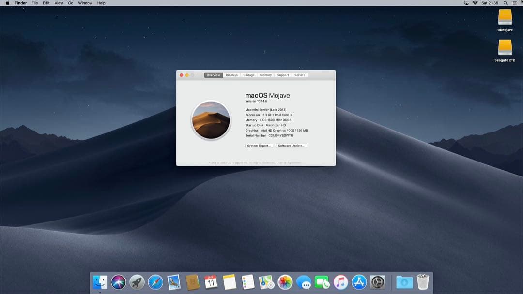 ミニPC Apple Mac mini 2012