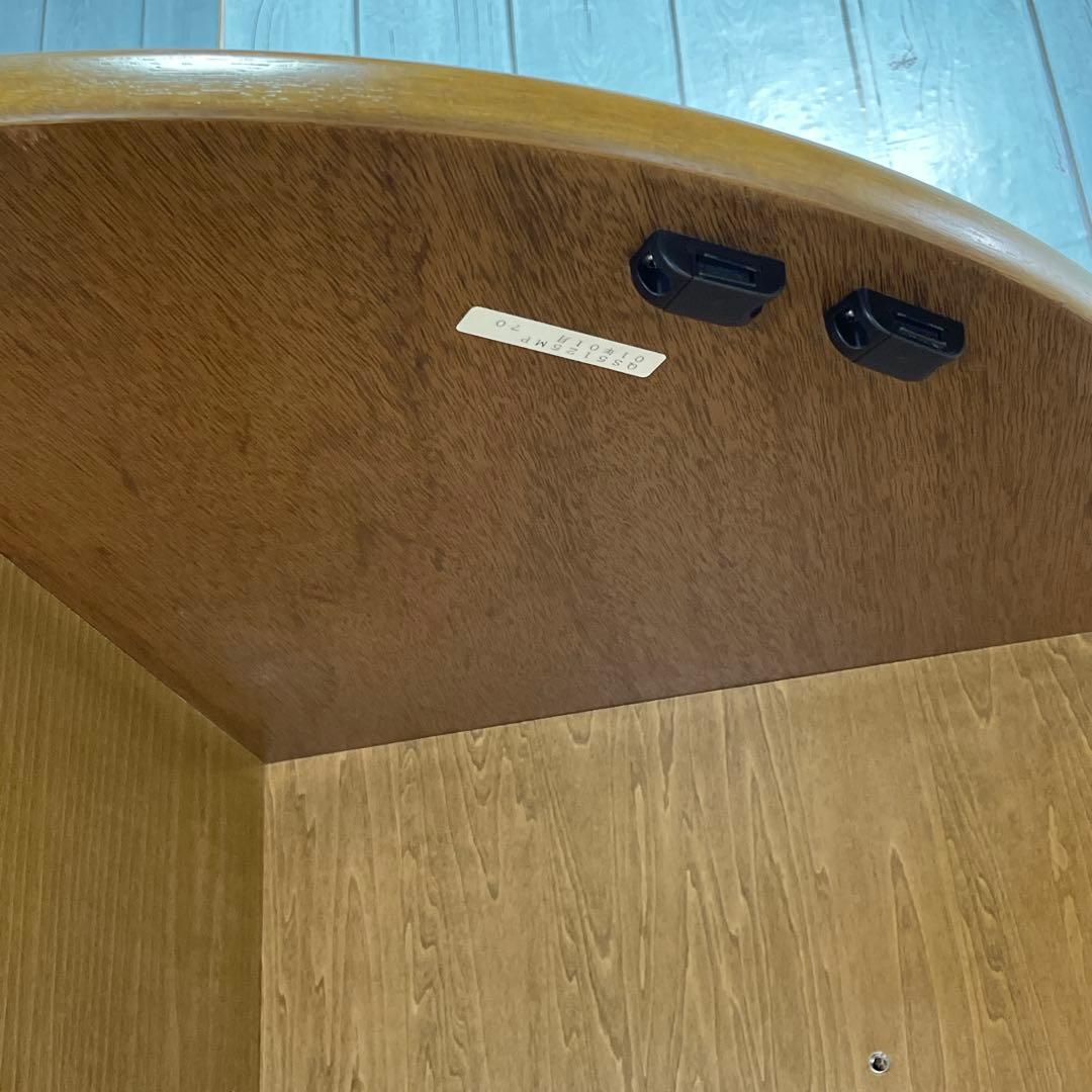 美品 カリモク家具 KARIMOKU コーナーキャビネット ガラス コロニアル